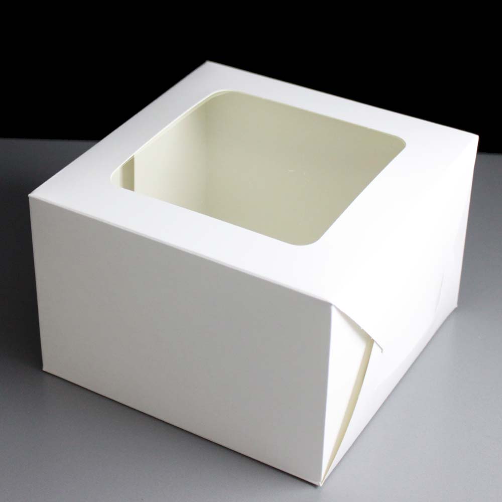 Customized Paperboard Cake Box with Window