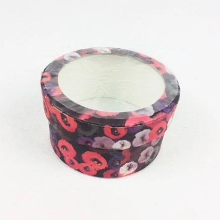 Customized Rigid gift Lid and Base hardcard Box with pvc window for ornament